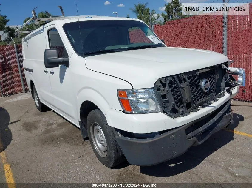 1N6BF0KM5JN817389 2018 Nissan Nv Cargo Nv1500 S V6