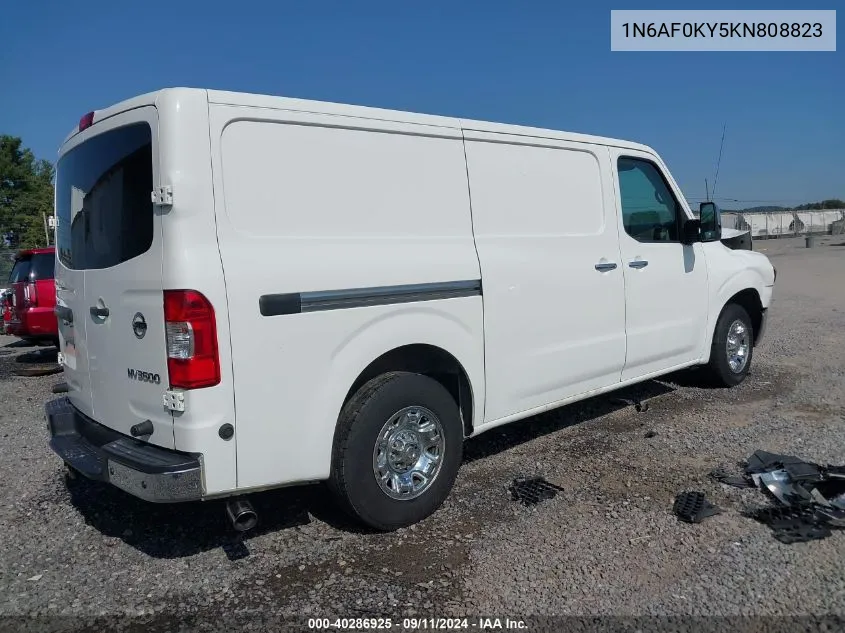 1N6AF0KY5KN808823 2019 Nissan Nv Cargo Nv3500 Hd Sl V8