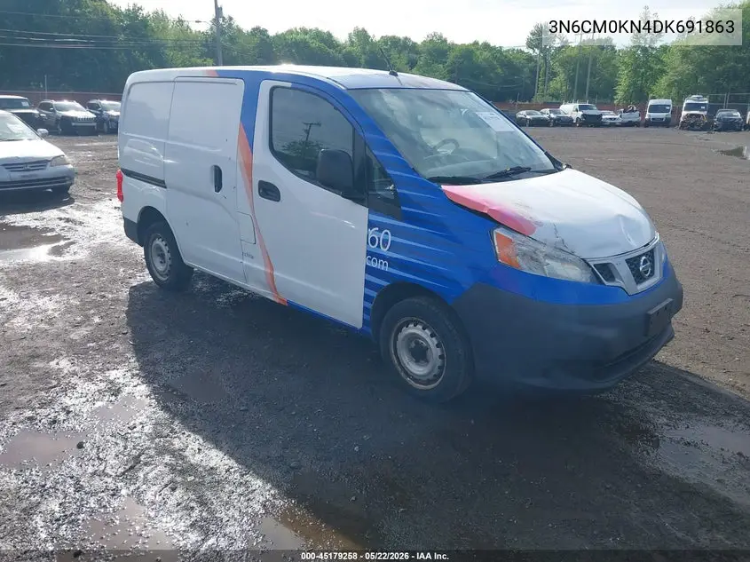 2013 Nissan Nv200 S VIN: 3N6CM0KN4DK691863 Lot: 45179258