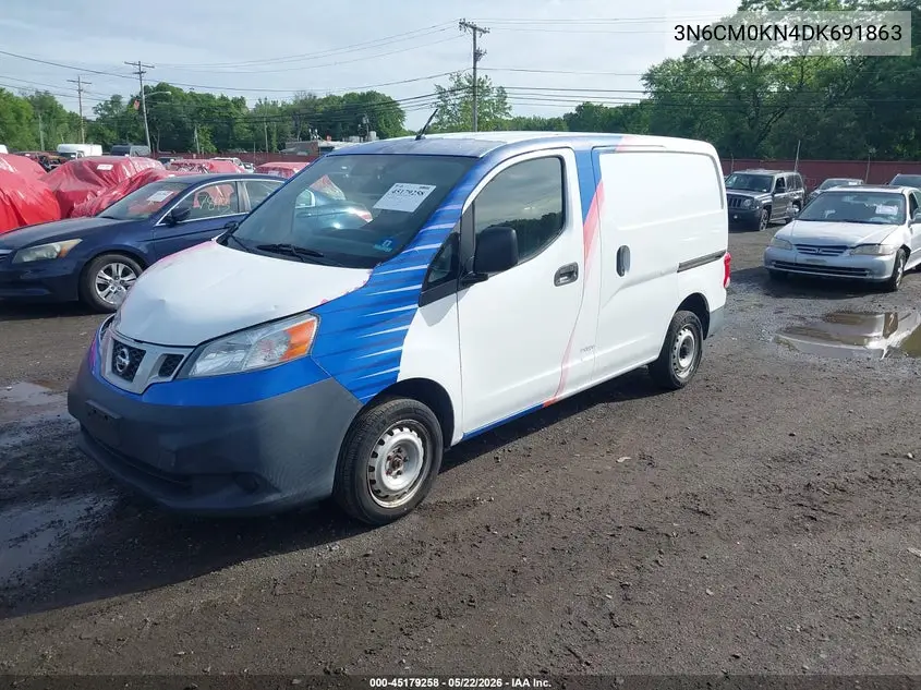 2013 Nissan Nv200 S VIN: 3N6CM0KN4DK691863 Lot: 45179258