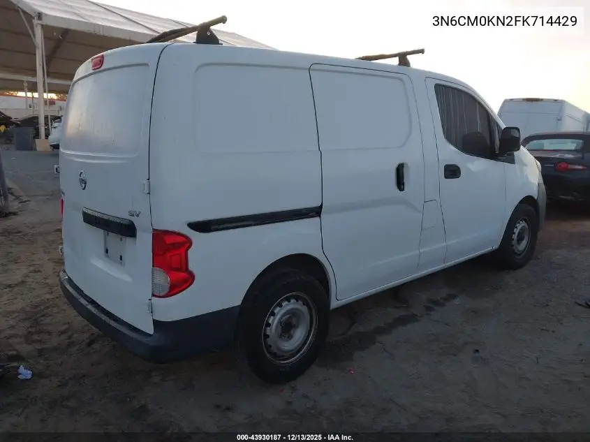3N6CM0KN2FK714429 2015 Nissan Nv200 Sv