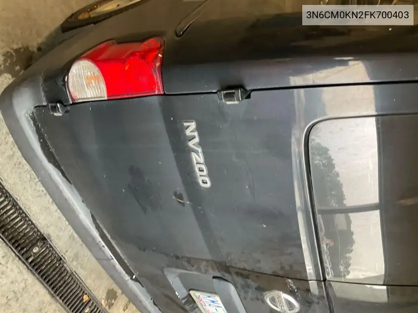 3N6CM0KN2FK700403 2015 Nissan Nv200 S