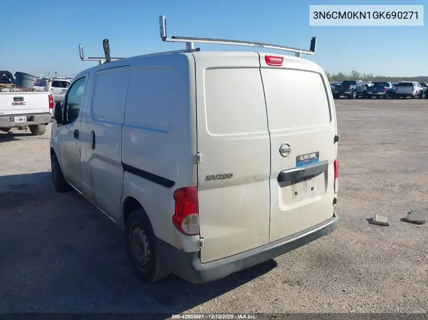 3N6CM0KN1GK690271 2016 Nissan Nv200 S