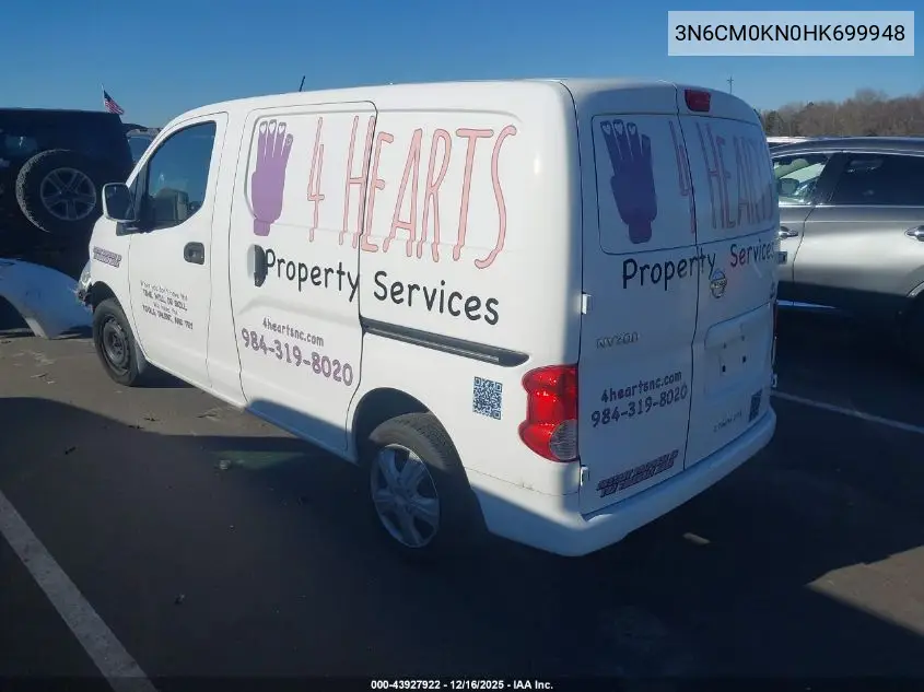 3N6CM0KN0HK699948 2017 Nissan Nv200 Sv