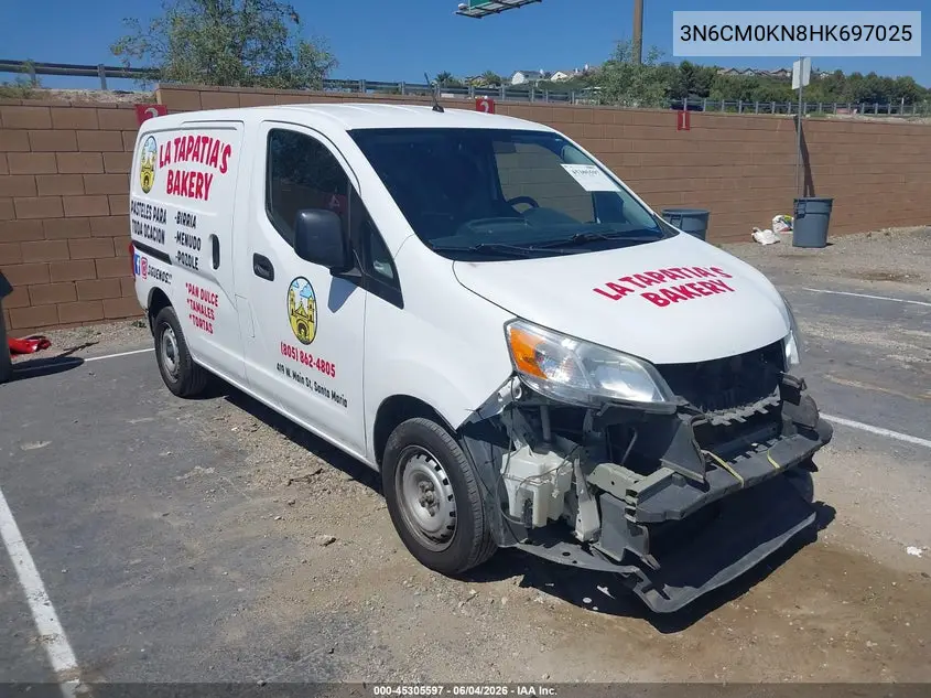 2017 Nissan Nv200 S VIN: 3N6CM0KN8HK697025 Lot: 45305597