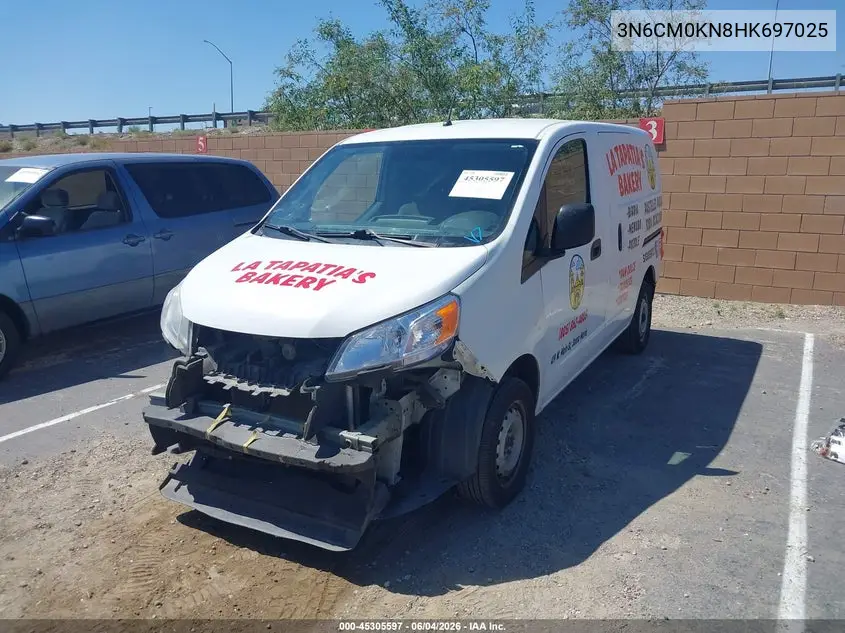 2017 Nissan Nv200 S VIN: 3N6CM0KN8HK697025 Lot: 45305597
