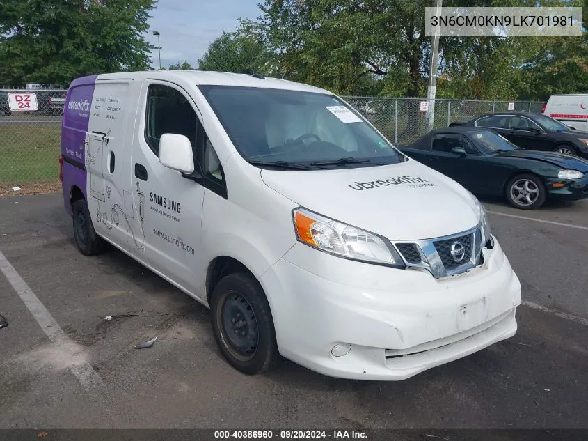 3N6CM0KN9LK701981 2020 Nissan Nv200 Compact Cargo Sv Xtronic Cvt