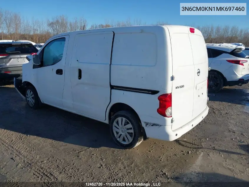 3N6CM0KN1MK697460 2021 Nissan Nv200 2.5S/2.5Sv