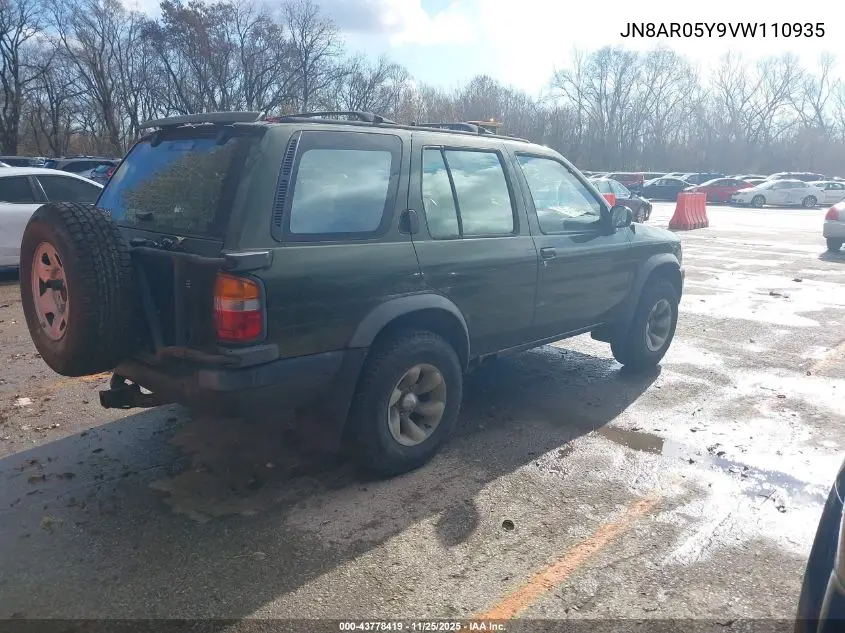 JN8AR05Y9VW110935 1997 Nissan Pathfinder Le/Se/Xe