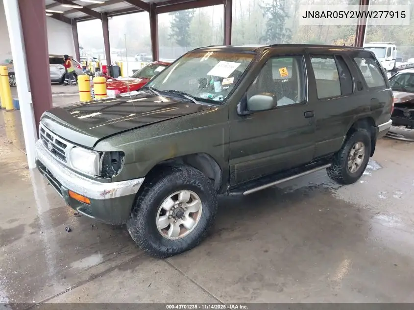 JN8AR05Y2WW277915 1998 Nissan Pathfinder Le/Se/Xe