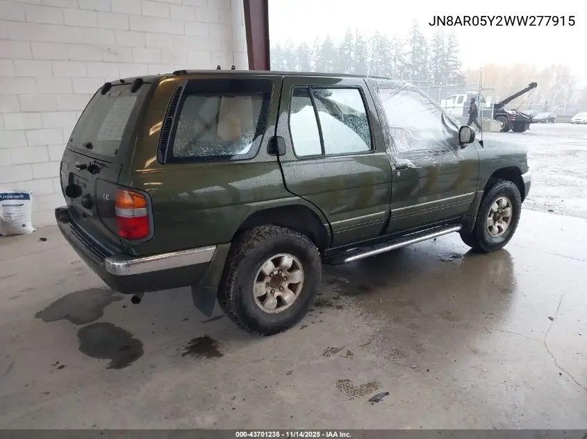 JN8AR05Y2WW277915 1998 Nissan Pathfinder Le/Se/Xe