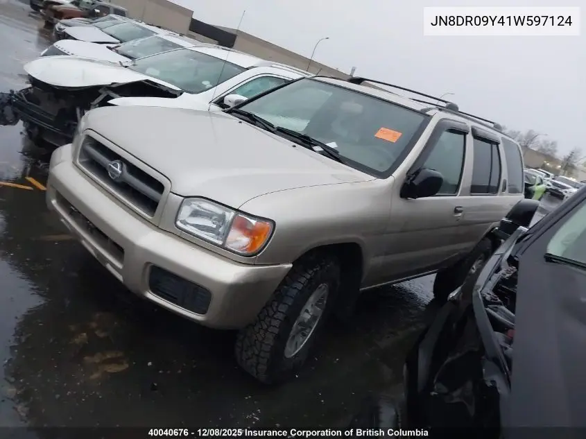 JN8DR09Y41W597124 2001 Nissan Pathfinder Le/Se/Xe
