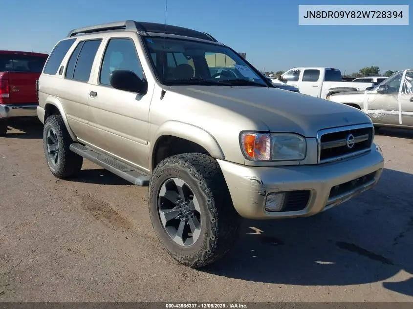 JN8DR09Y82W728394 2002 Nissan Pathfinder Se