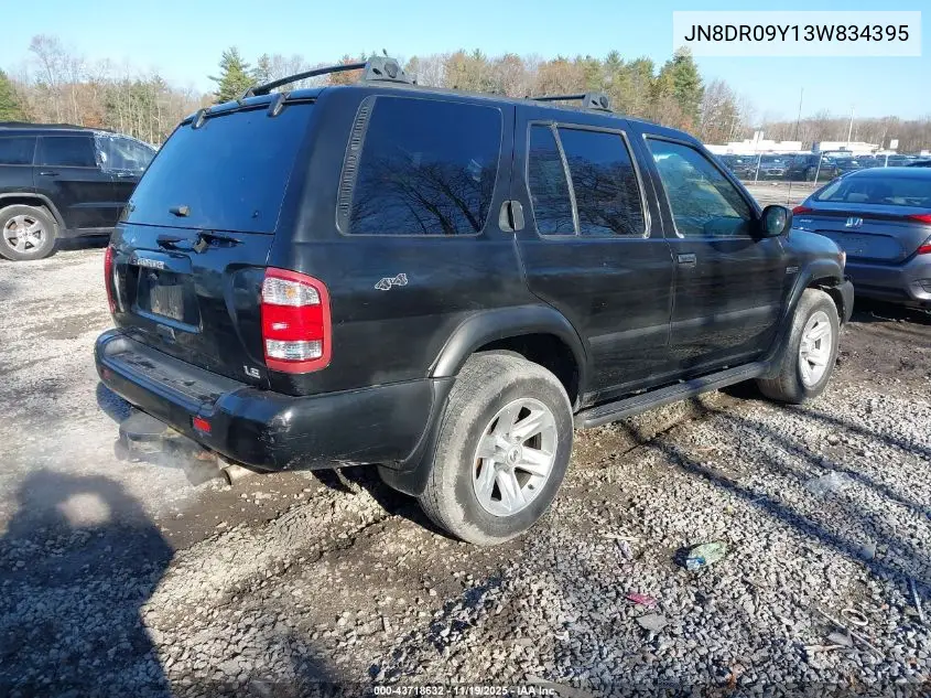 JN8DR09Y13W834395 2003 Nissan Pathfinder Le