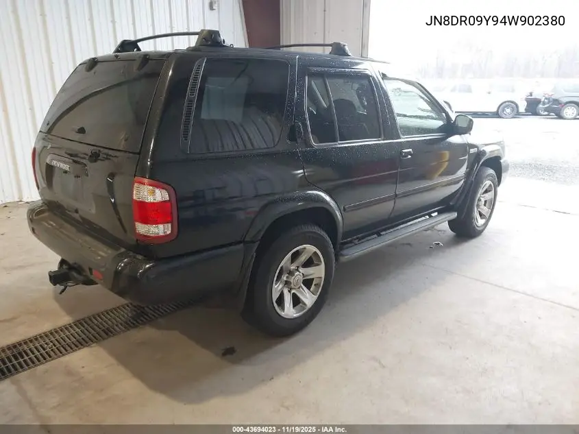 JN8DR09Y94W902380 2004 Nissan Pathfinder Le Platinum