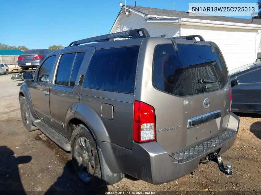 5N1AR18W25C725013 2005 Nissan Pathfinder Le