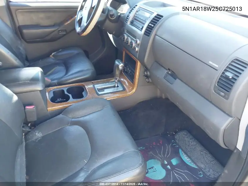 5N1AR18W25C725013 2005 Nissan Pathfinder Le
