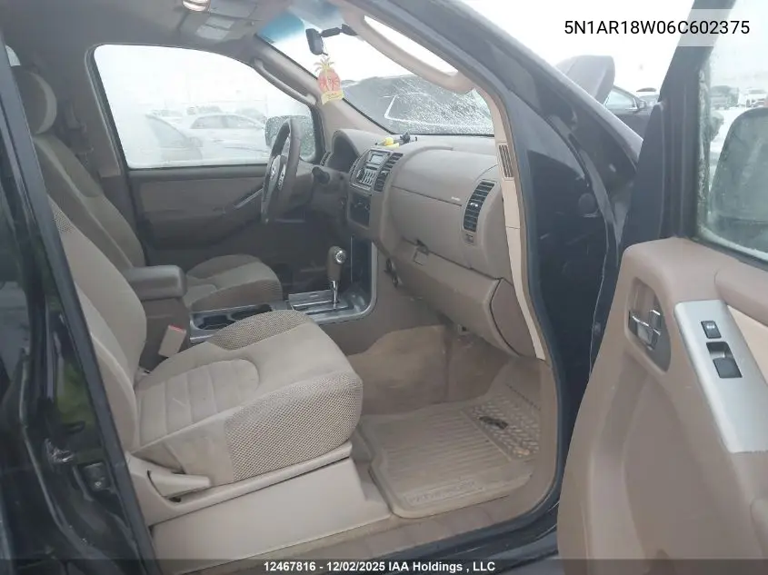 5N1AR18W06C602375 2006 Nissan Pathfinder S