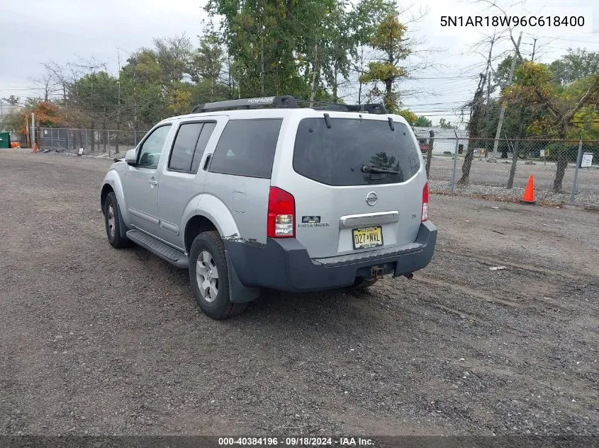 5N1AR18W96C618400 2006 Nissan Pathfinder Se