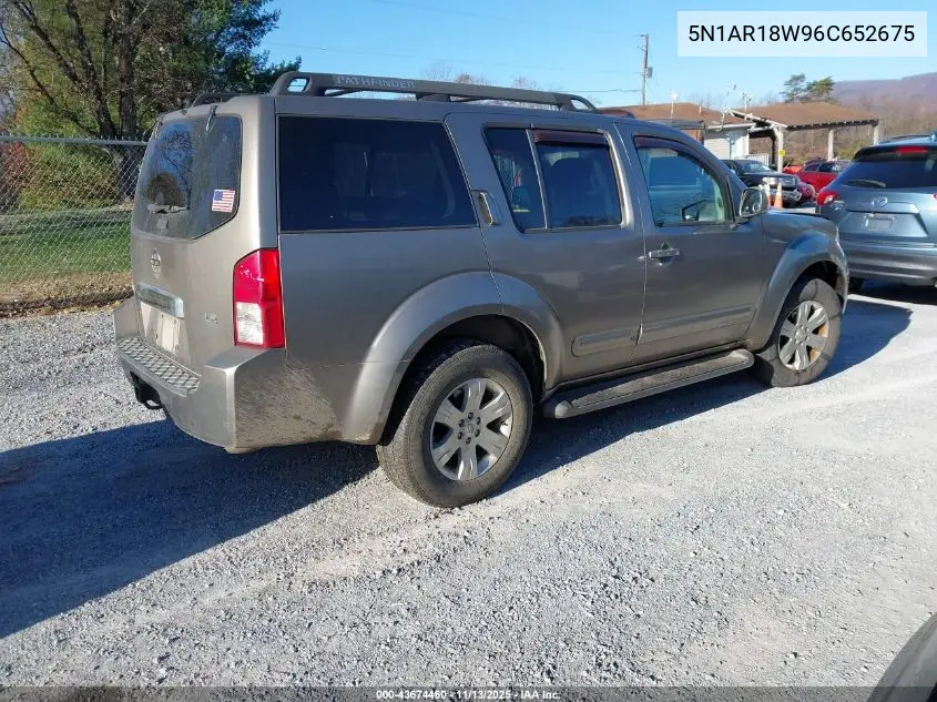 5N1AR18W96C652675 2006 Nissan Pathfinder Le