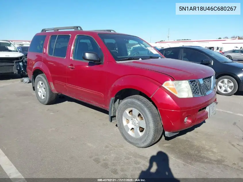 5N1AR18U46C680267 2006 Nissan Pathfinder S