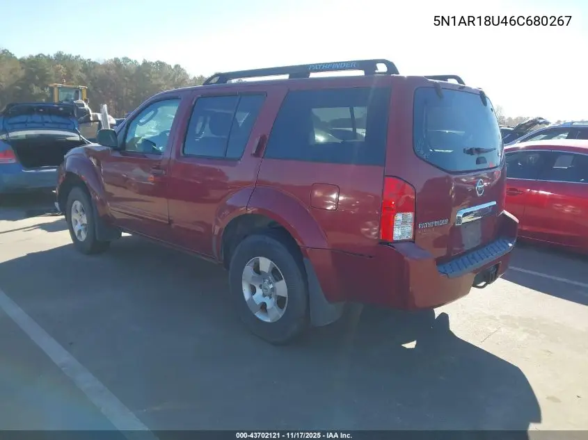 5N1AR18U46C680267 2006 Nissan Pathfinder S