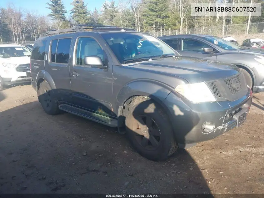 5N1AR18B88C607520 2008 Nissan Pathfinder Se
