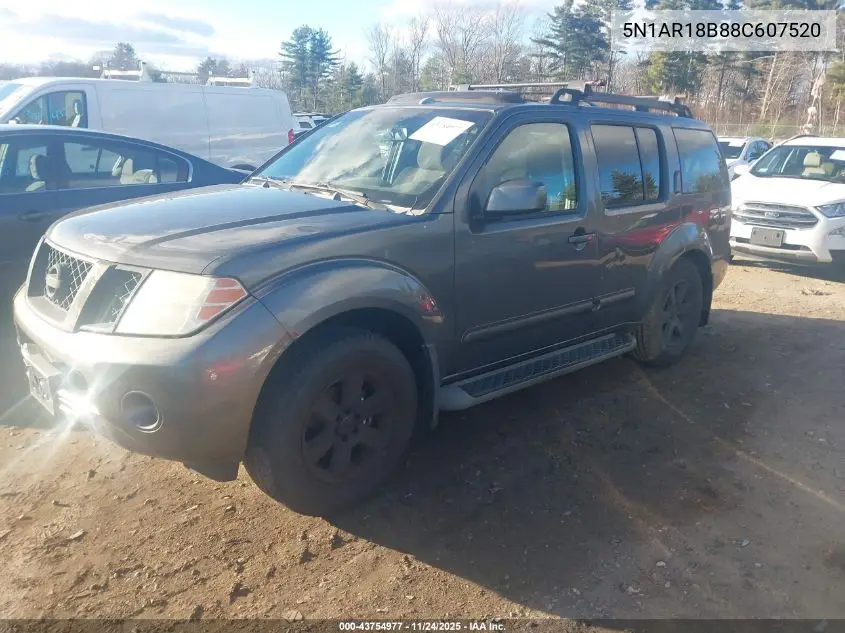 5N1AR18B88C607520 2008 Nissan Pathfinder Se