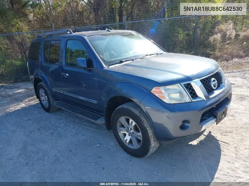 5N1AR18U88C642530 2008 Nissan Pathfinder Le