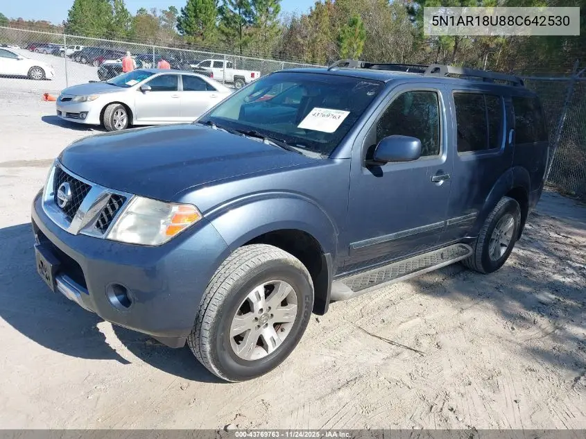 5N1AR18U88C642530 2008 Nissan Pathfinder Le