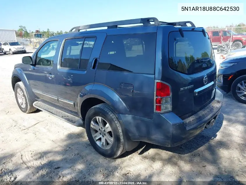5N1AR18U88C642530 2008 Nissan Pathfinder Le