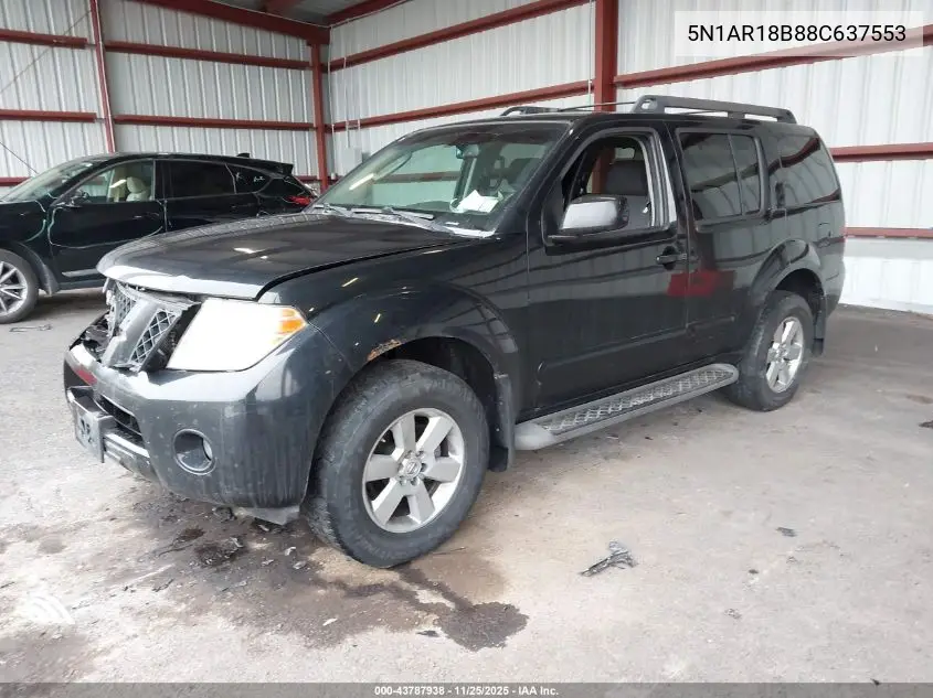 5N1AR18B88C637553 2008 Nissan Pathfinder Se