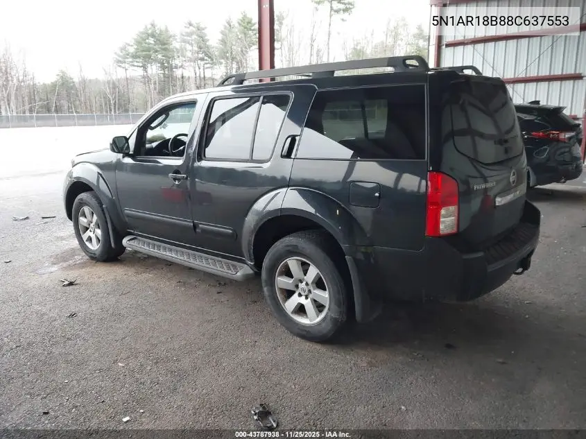 5N1AR18B88C637553 2008 Nissan Pathfinder Se