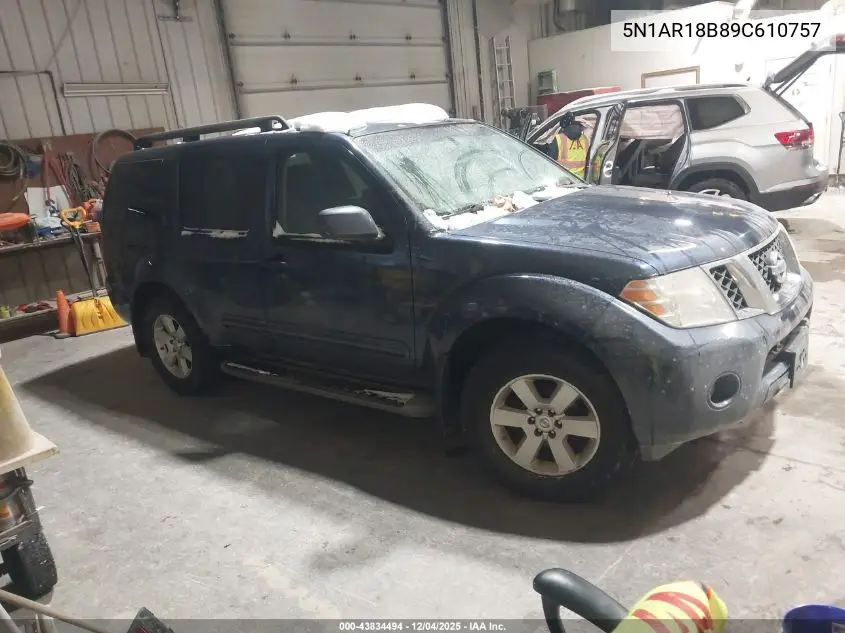 5N1AR18B89C610757 2009 Nissan Pathfinder Se