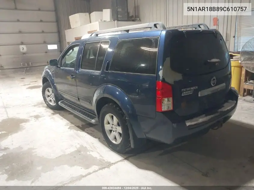 5N1AR18B89C610757 2009 Nissan Pathfinder Se