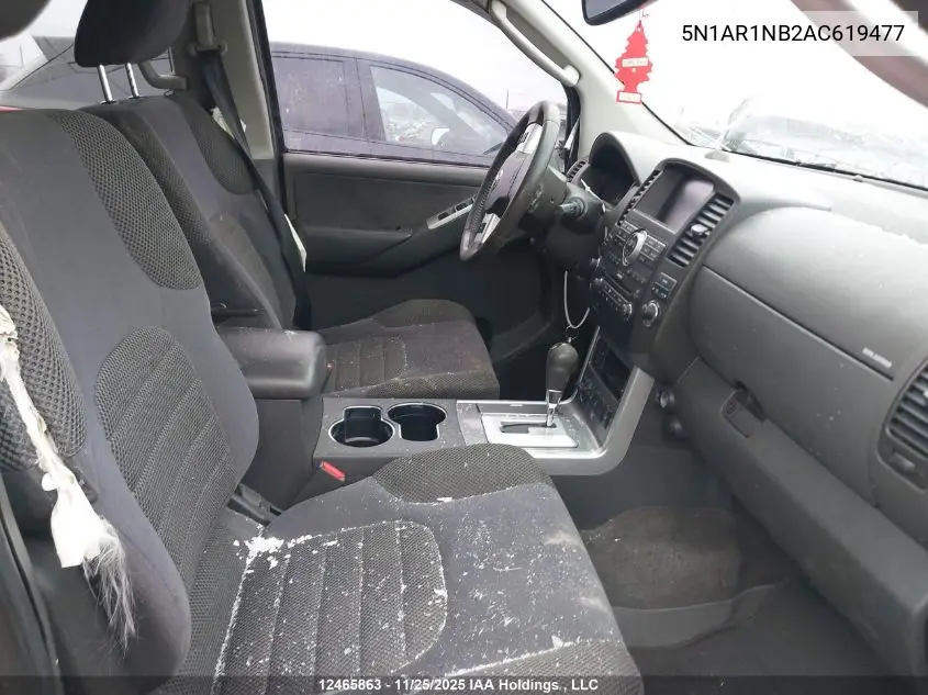 5N1AR1NB2AC619477 2010 Nissan Pathfinder