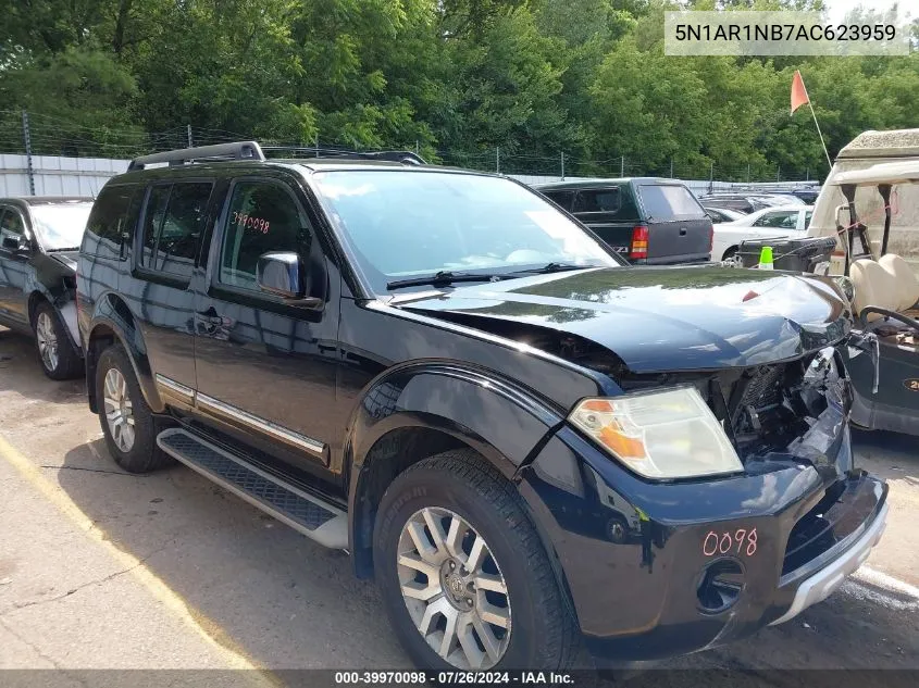 5N1AR1NB7AC623959 2010 Nissan Pathfinder Le