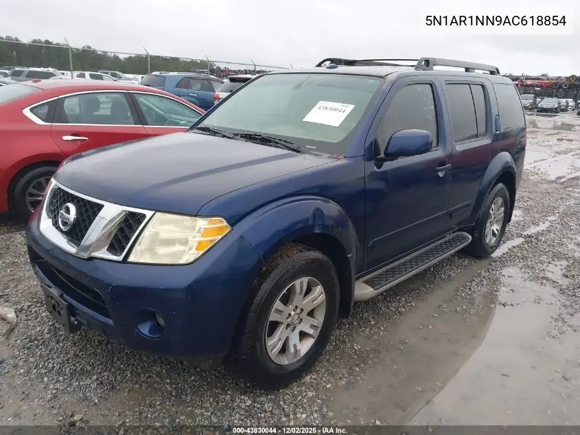 5N1AR1NN9AC618854 2010 Nissan Pathfinder Se