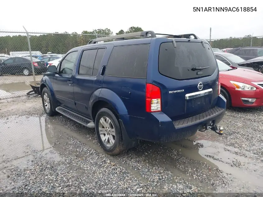5N1AR1NN9AC618854 2010 Nissan Pathfinder Se