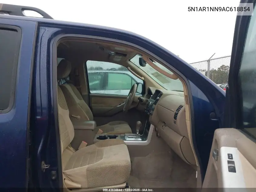 5N1AR1NN9AC618854 2010 Nissan Pathfinder Se