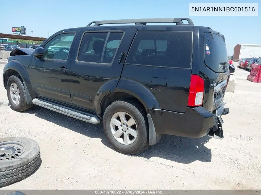 5N1AR1NN1BC601516 2011 Nissan Pathfinder Sv