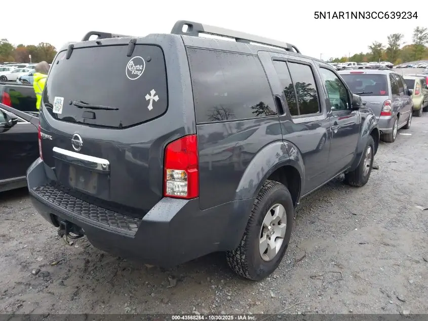 5N1AR1NN3CC639234 2012 Nissan Pathfinder S