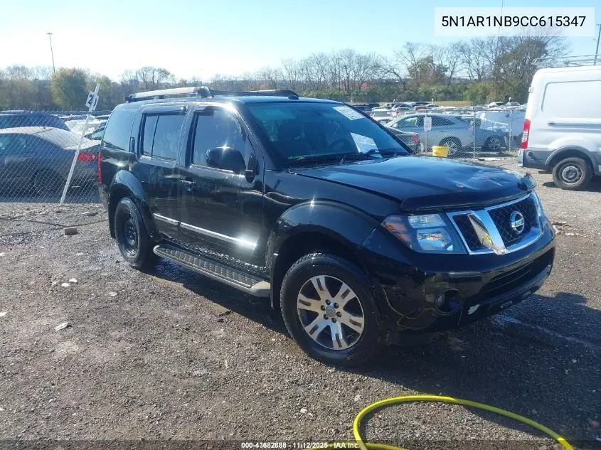 5N1AR1NB9CC615347 2012 Nissan Pathfinder Silver