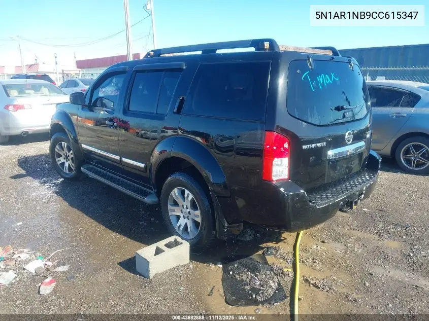 5N1AR1NB9CC615347 2012 Nissan Pathfinder Silver
