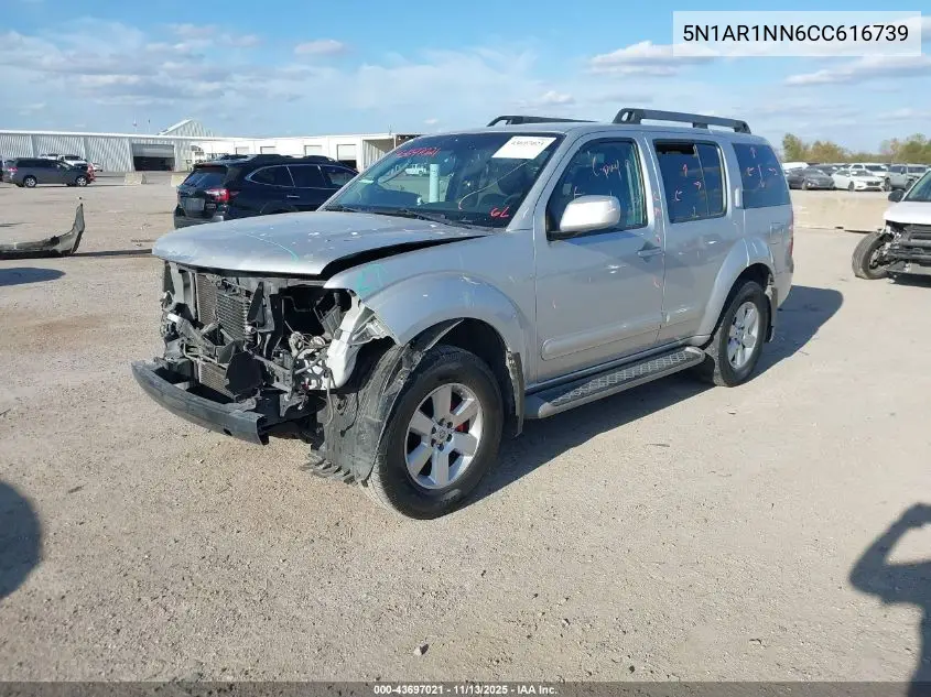 5N1AR1NN6CC616739 2012 Nissan Pathfinder Sv