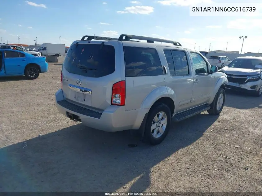 5N1AR1NN6CC616739 2012 Nissan Pathfinder Sv