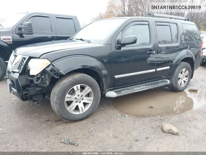 5N1AR1NB1CC639819 2012 Nissan Pathfinder Silver