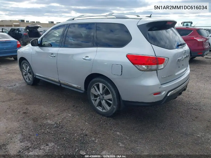 5N1AR2MM1DC616034 2013 Nissan Pathfinder Platinum