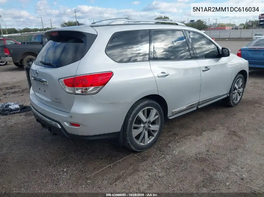 5N1AR2MM1DC616034 2013 Nissan Pathfinder Platinum