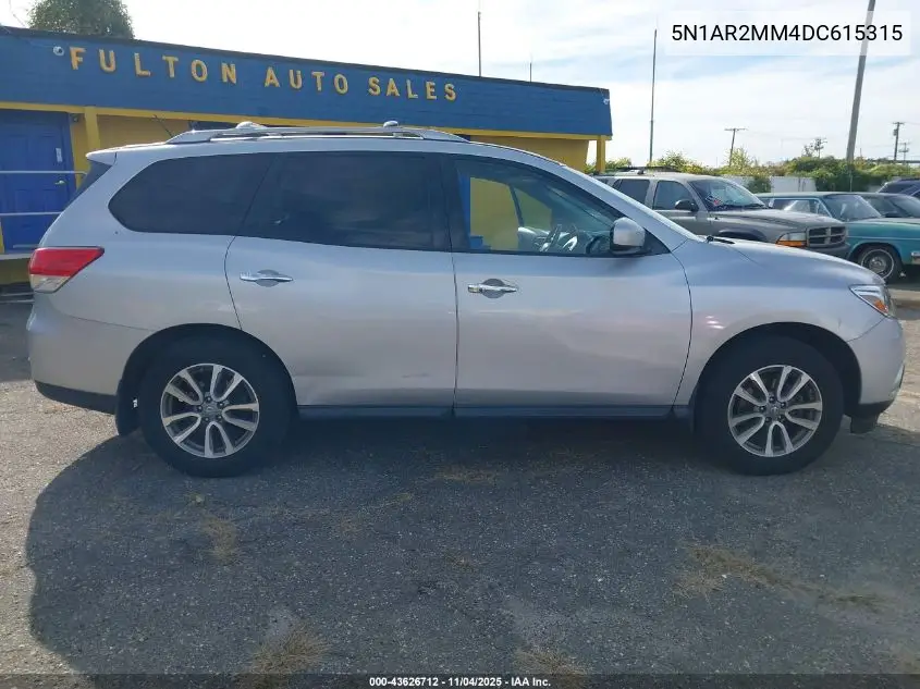 5N1AR2MM4DC615315 2013 Nissan Pathfinder Sv